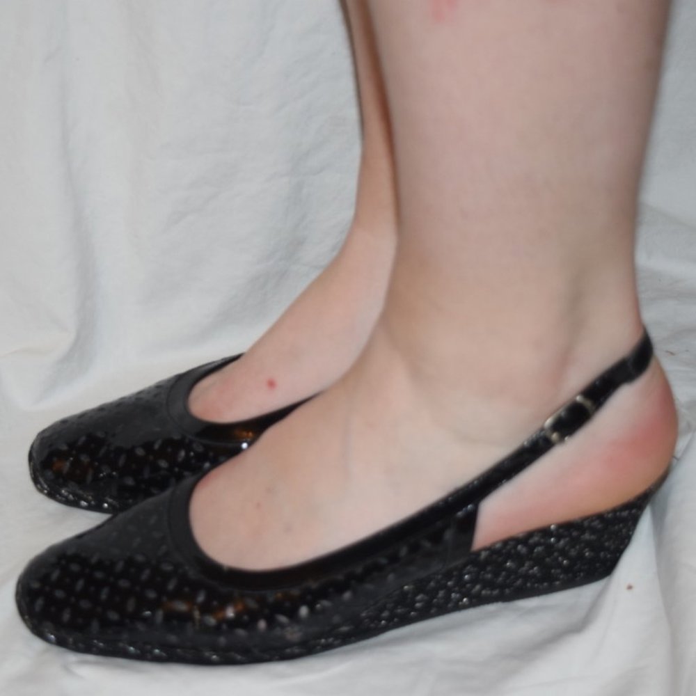 Sesto Meucci Black Heeled Sandals